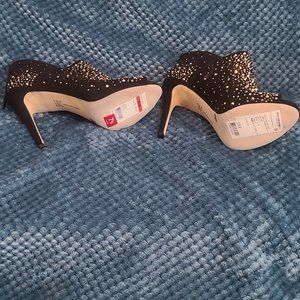 Black Sparkle Booties